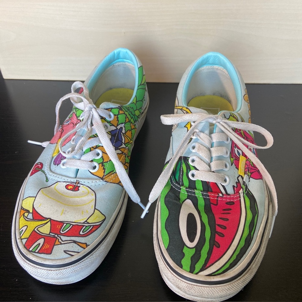 Van’s X Hoya Men 9 Women’s 10.5 Fruits Skater Canvas Shoes